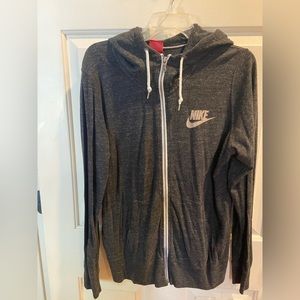 Nike lightweight zip up hoodie